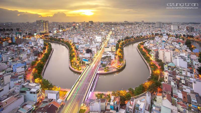 cityscape,saigon Lightning Bow of the city фото превью
