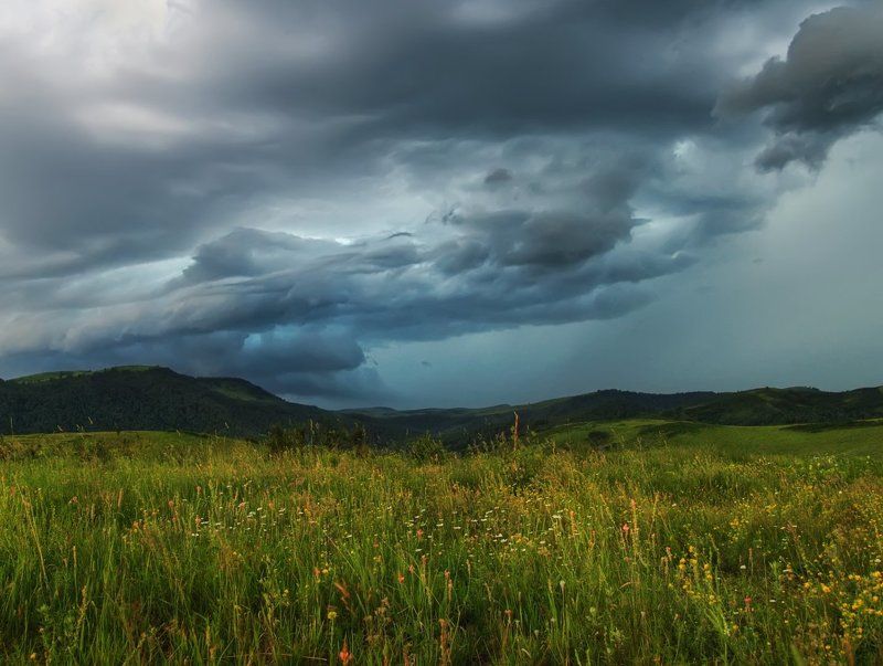 Грозовые тучи у Чарыша фото превью