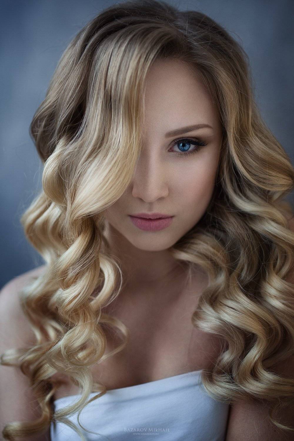 portrait, портрет, девушка, girl, beautyfull, eyes. hair, позирование, базаров, Михаил Базаров