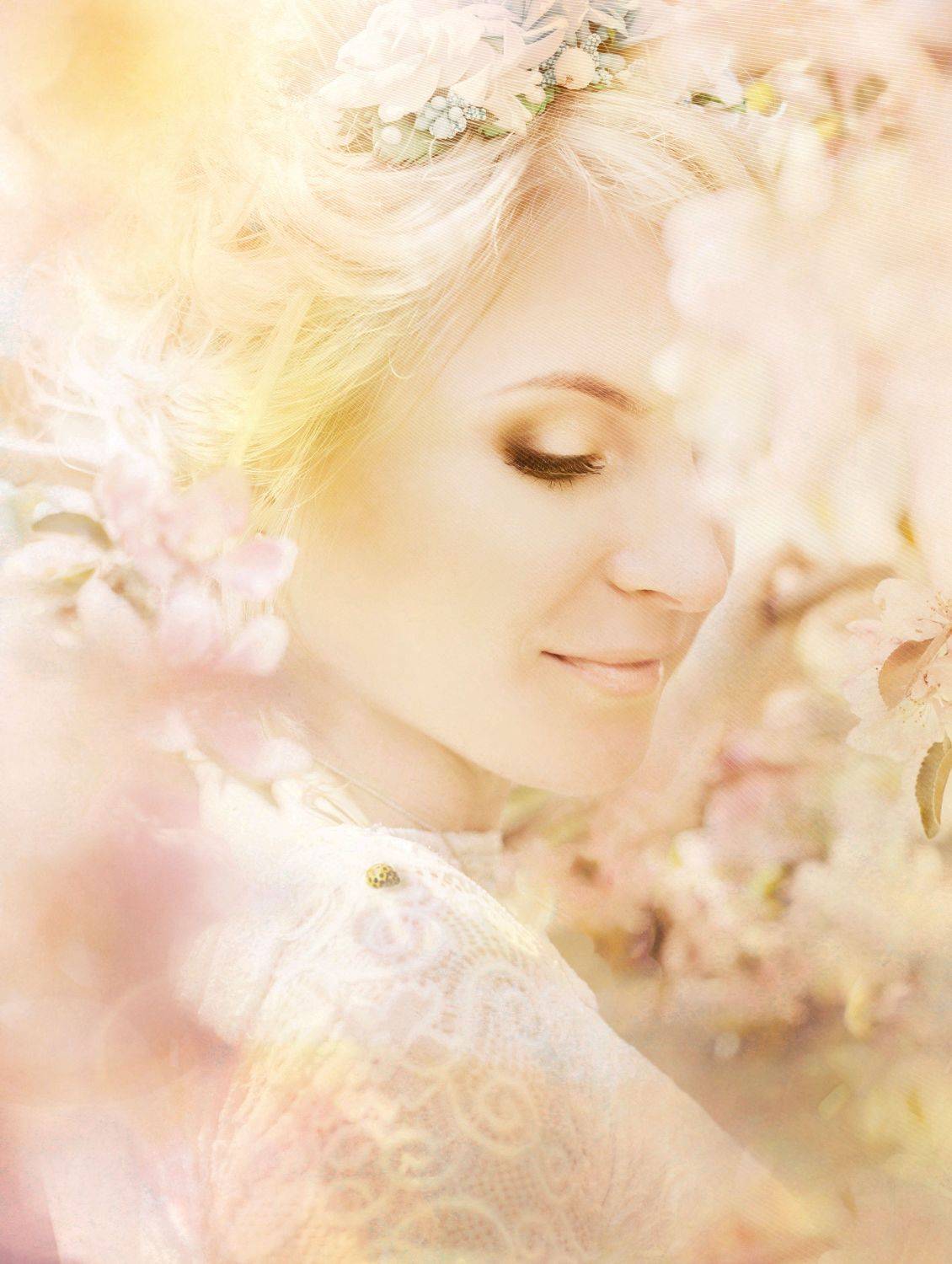 портрет,невеста,сад, Мария Буданова