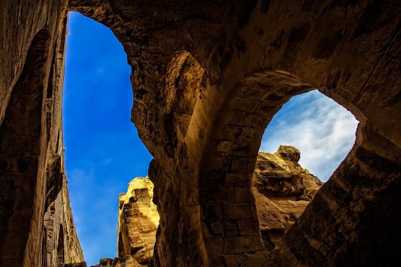 африка, тунис, римские развалины, амфитеатр, * фото превью