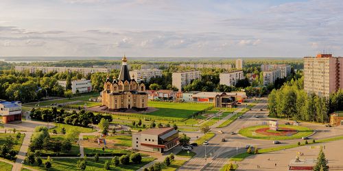 Июльский вечер в городке