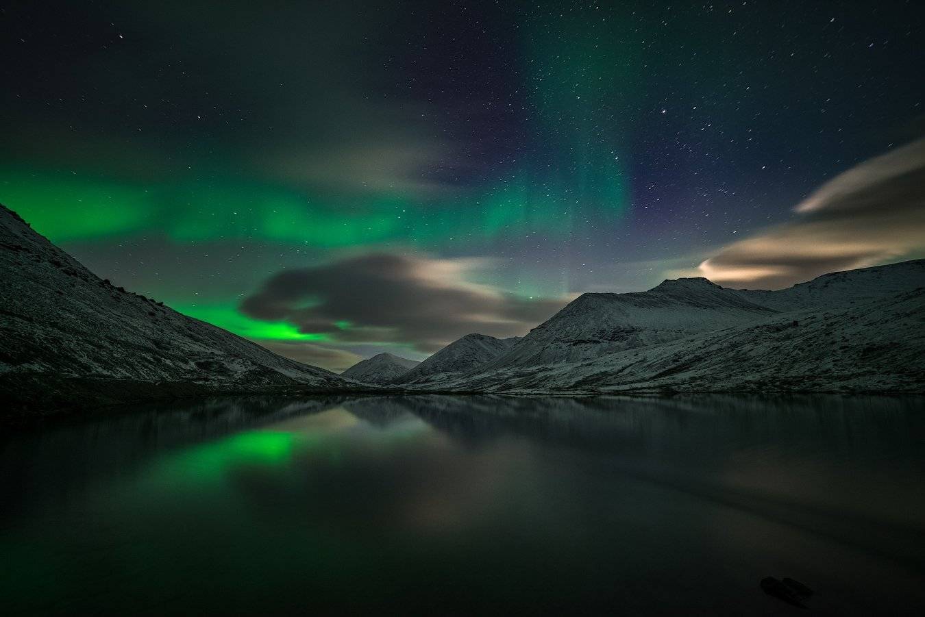 aurora borealis, северное сияние,хибины,север,кольский,заполярье,, Роман Горячий