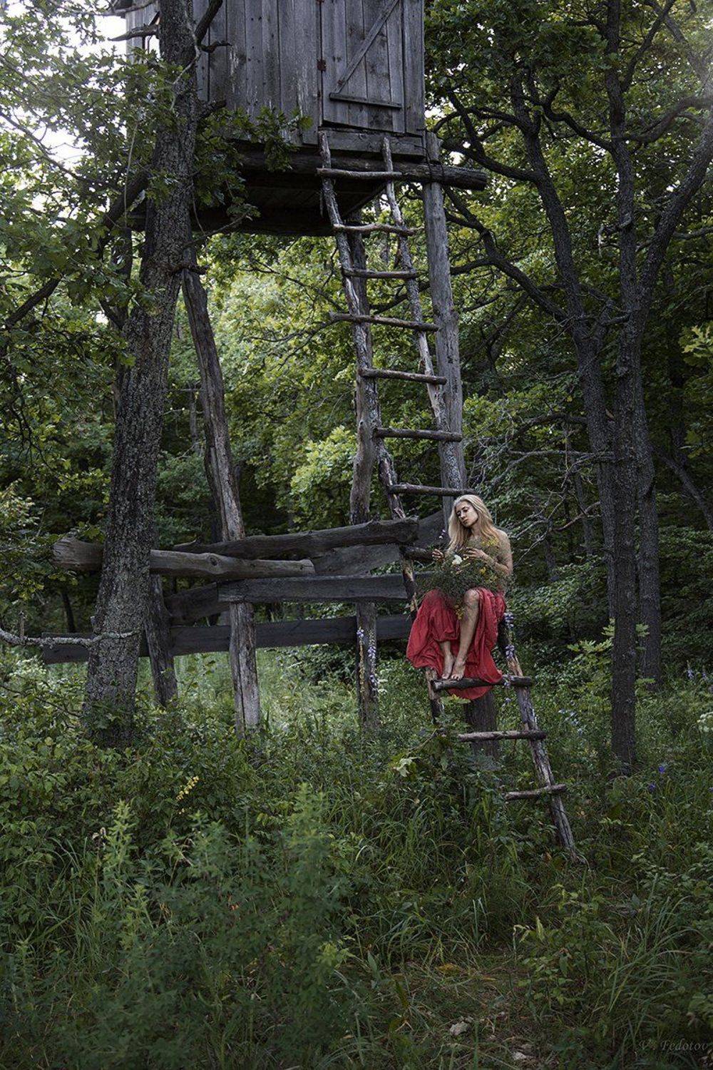 фото , цвет , лес , сказка , избушка , девушка , лето , травы, Федотов Вадим(Vadius)