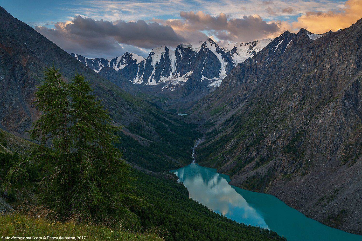 алтай, сибирь, siberia, лето, шавлинские озера, altai, утро, рассвет, бирюза, Павел Филатов