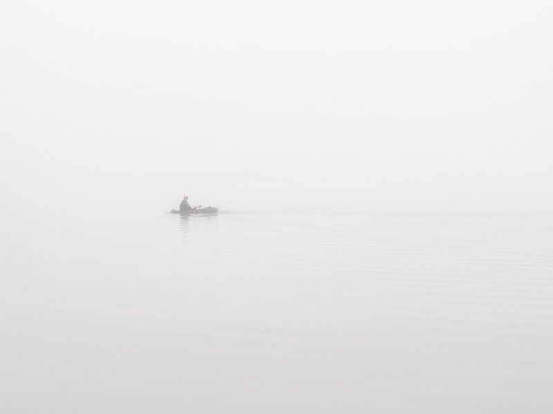 Утром на озере фото превью