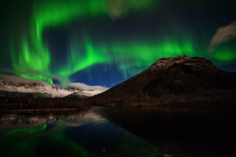 aurora borealis, северное сияние,хибины,север,кольский,заполярье, * фото превью