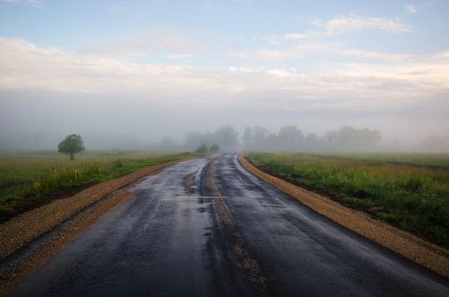 Млечною мягкостью манит туман.  Может, он - правда, а может - обман