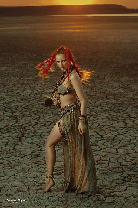 африка, пустыня, закат, солнце  Африка фото превью