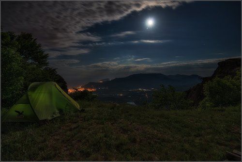 Лунная ночь на Демерджи