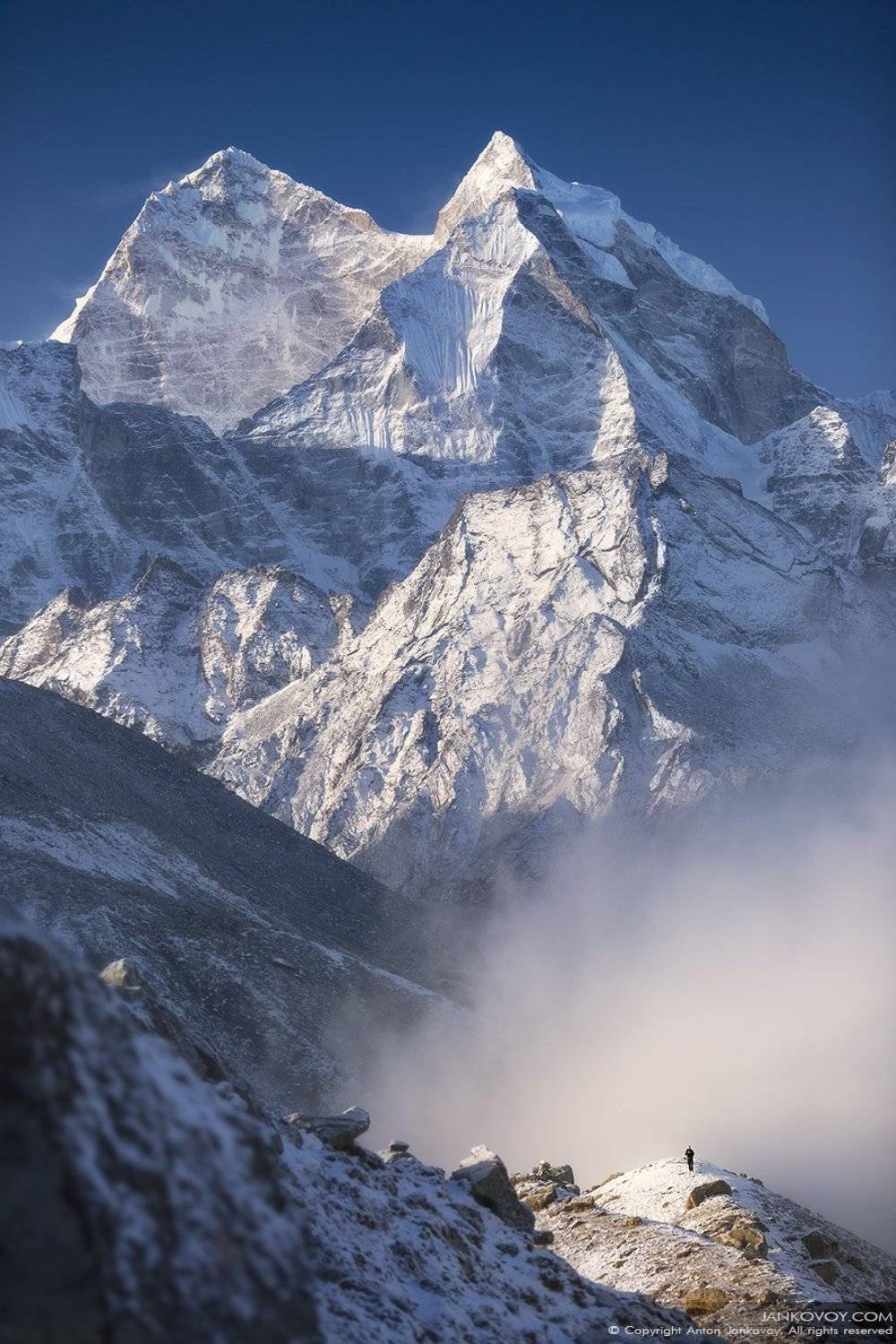 Непал, Эверест, Кантега, Гималаи, горы, треккинг, путешествия, пейзаж, снег, природа, Антон Янковой (www.photo-travel.com)