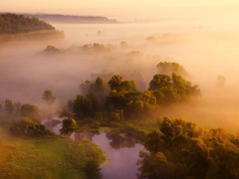 Тёплый рассвет фото превью