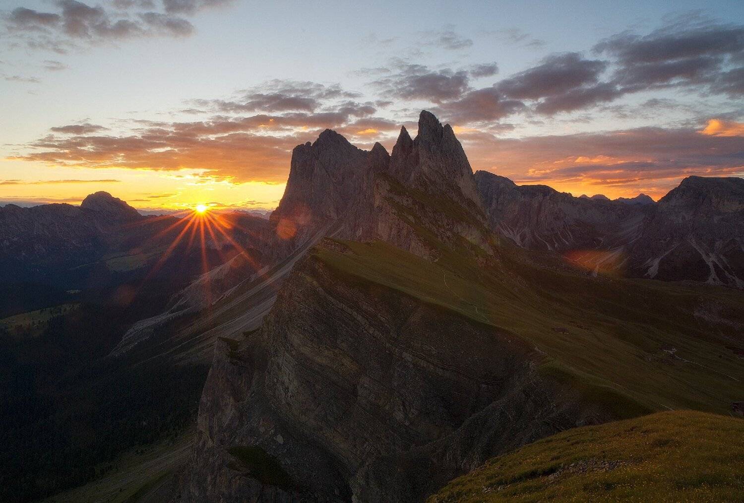 seceda, italy, dolomites, Сергей Луканкин