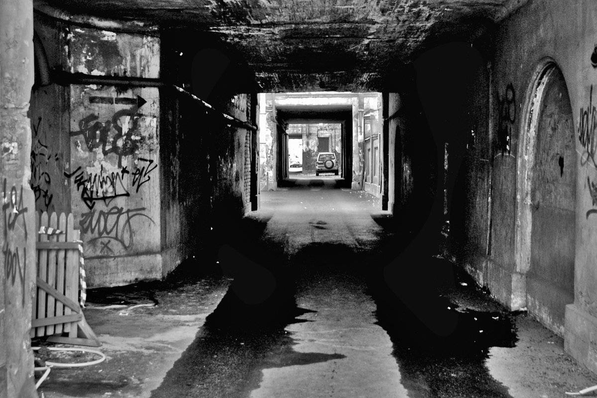 апатиты, город, петербург, чб, двор, Николай Смоляк