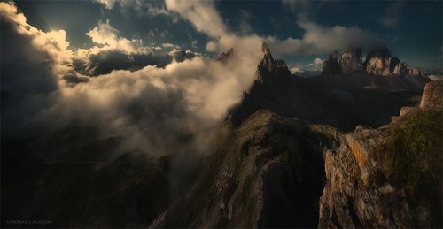 Tre Cime di Lavaredo, Clouds