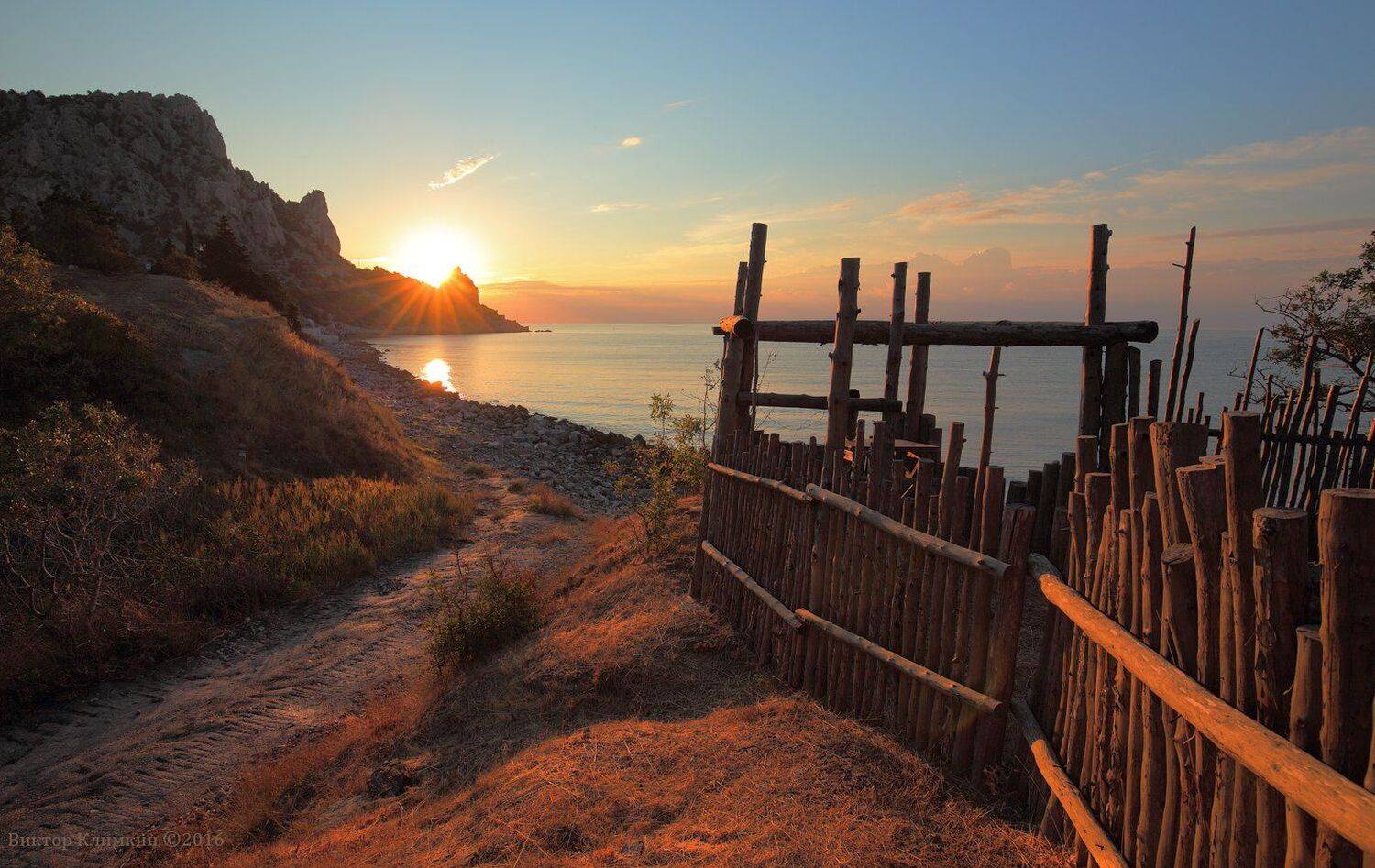 лето, крым, море, чёрное море, рассвет, Виктор Климкин