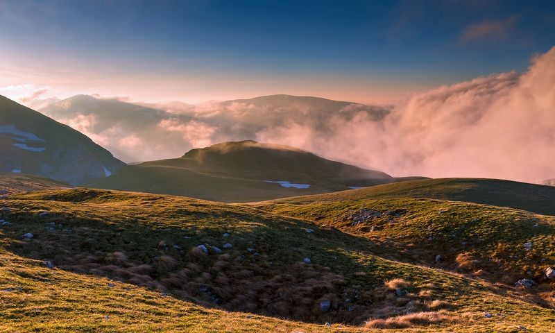 Закат, изгибы... облака фото превью