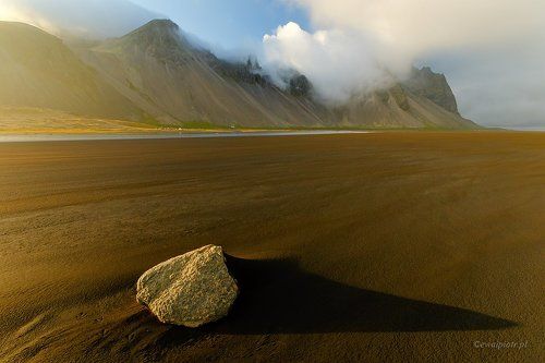 Rock at Vestrahorn