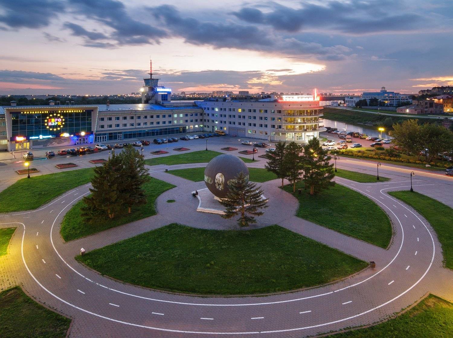 Омск, город, крыша, закат, urban exploration, пейзаж, Голубев Алексей