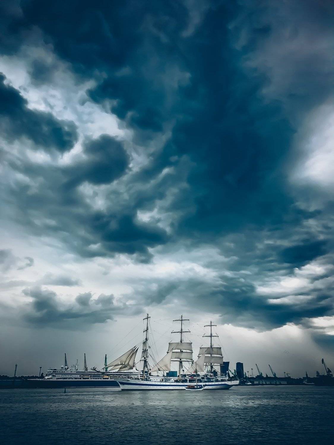 lithuania, klaipeda, tallship 2017, regate, mir, storm, clouds, Руслан Болгов (Axe)