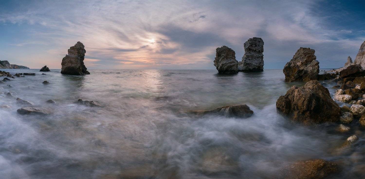 крым россия джангуль лето вечер, Николай Мысливцев