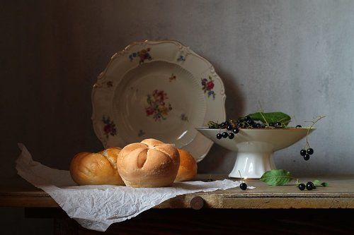 С булочками