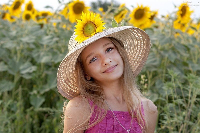 Девочка лето. фото превью