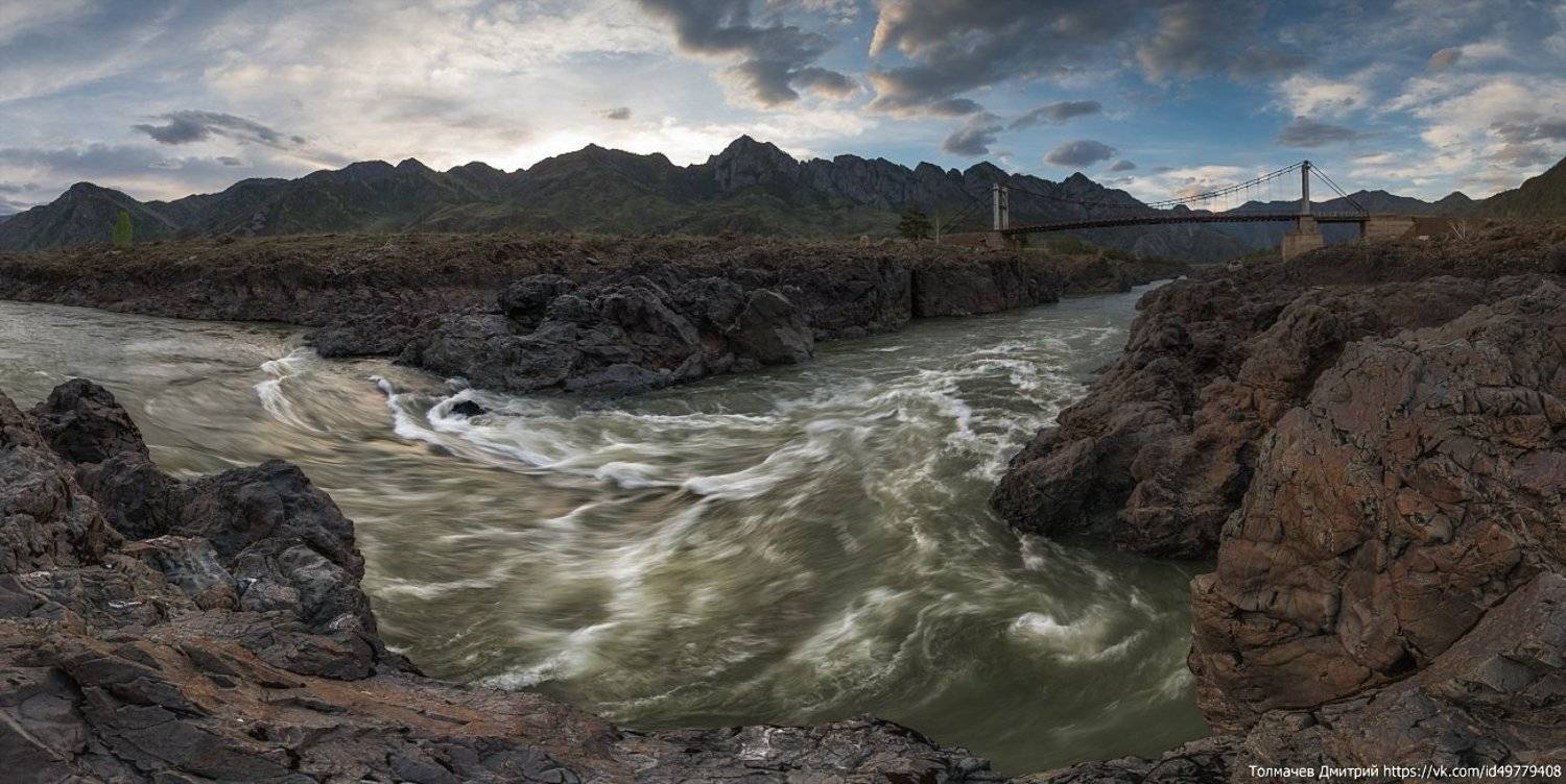 текдельпенские пороги, ороктойский мост, алтай, россия, толмачев дмитрий, пейзаж, природа россии., Толмачев Дмитрий
