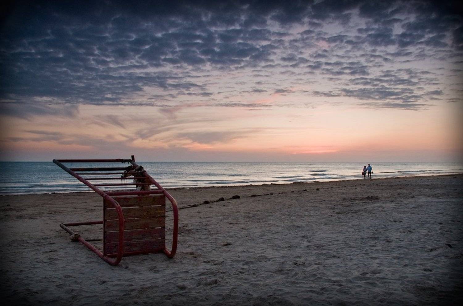 море, песок, пляж, закат, Куликова Ирина