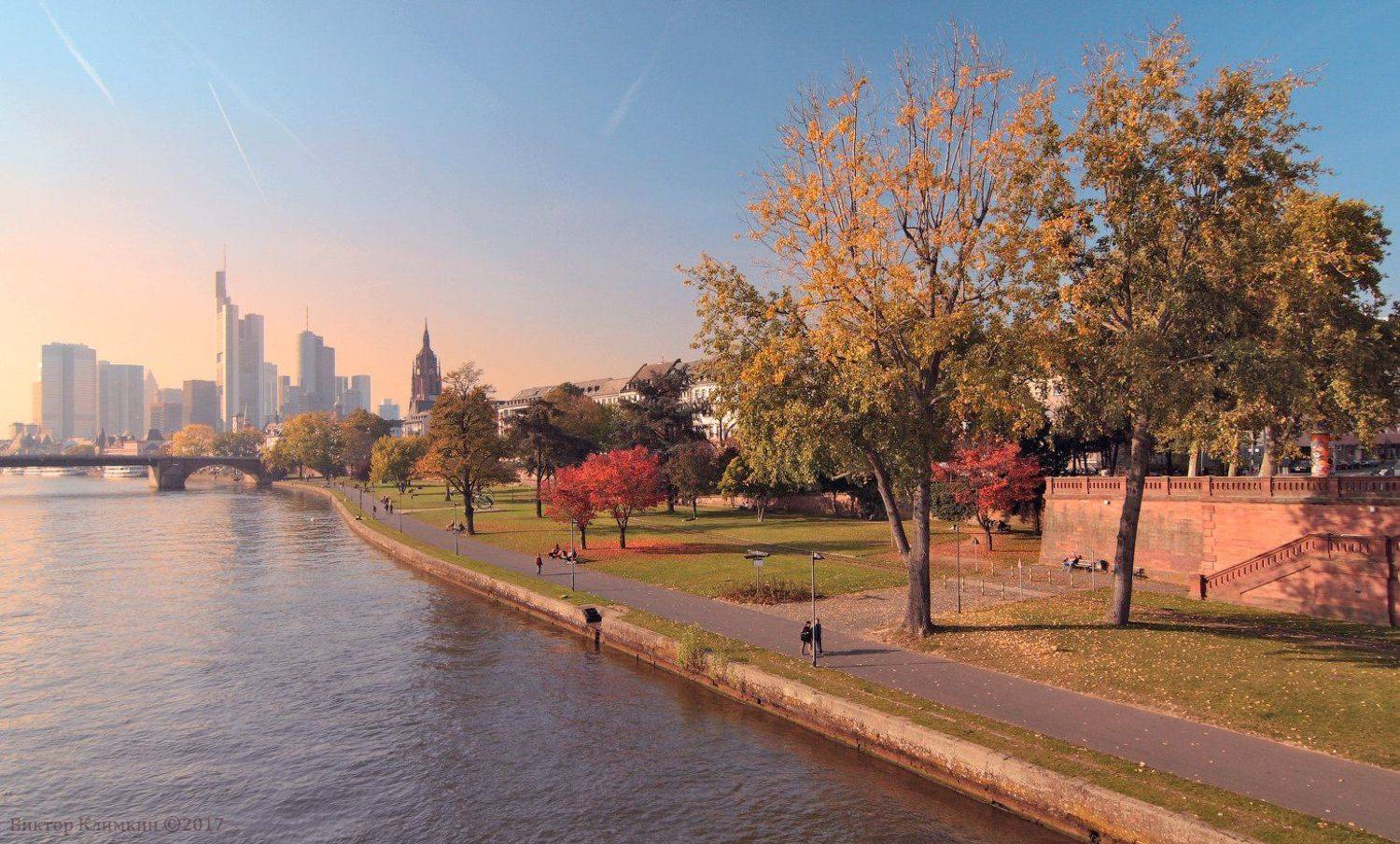 франкфурт на майне, frankfurt am main, main, река, майн, германия, deutschland, Виктор Климкин