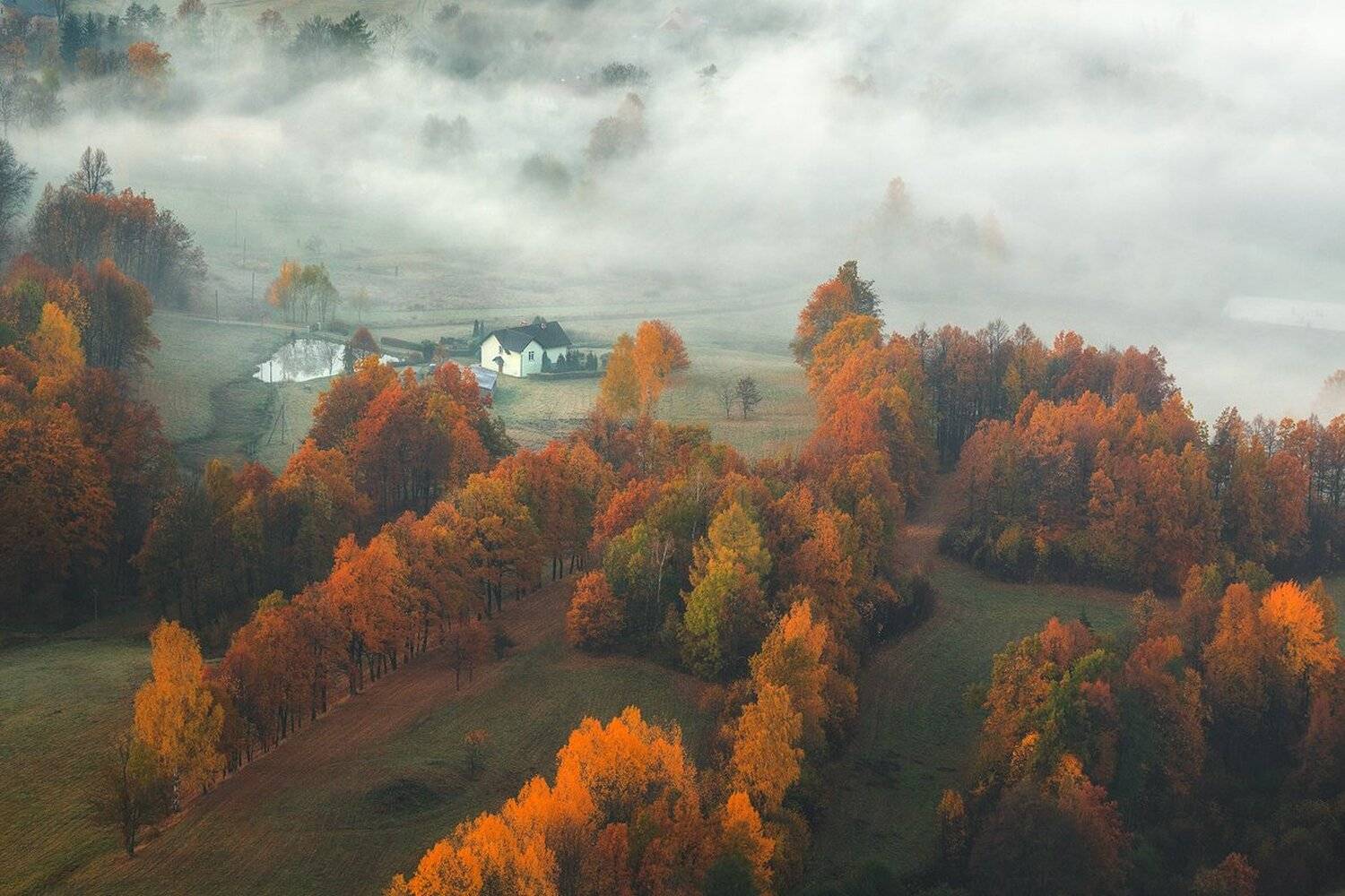 landscape,canon,mist,light,autumn, Iza,Darek