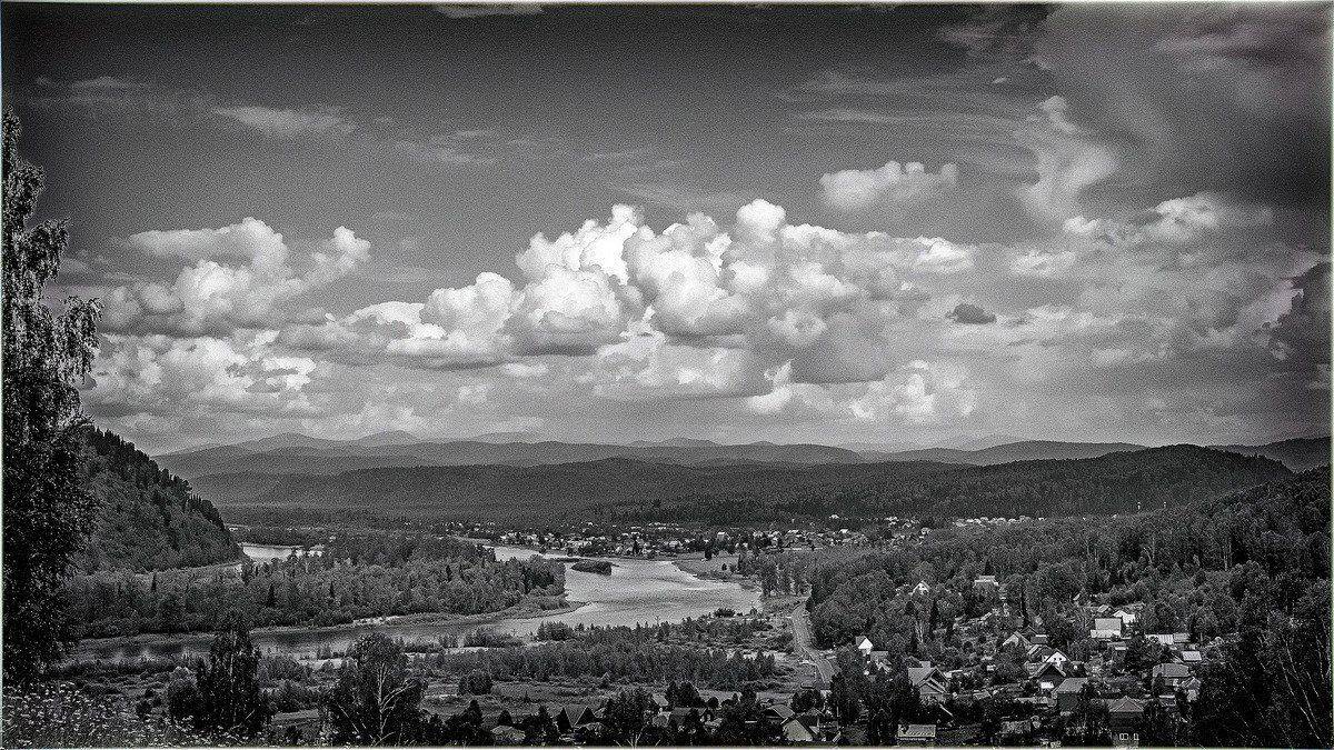 пейзаж, лето, река, Александр Потапов