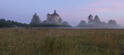 Рассвет в глубинке Ковровского уезда в августе