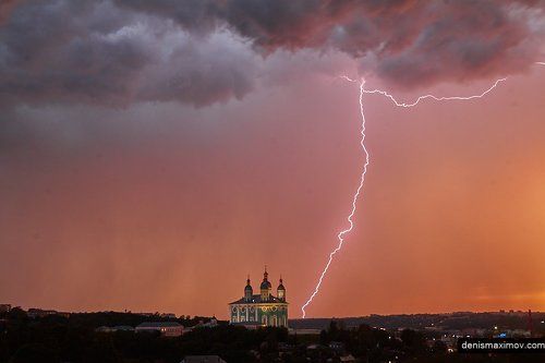 Гроза на закате