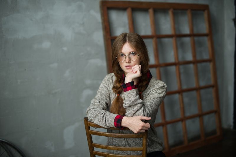 девушка, модель, портрет, красивая, арт, portrait, eyes, model Olga фото превью