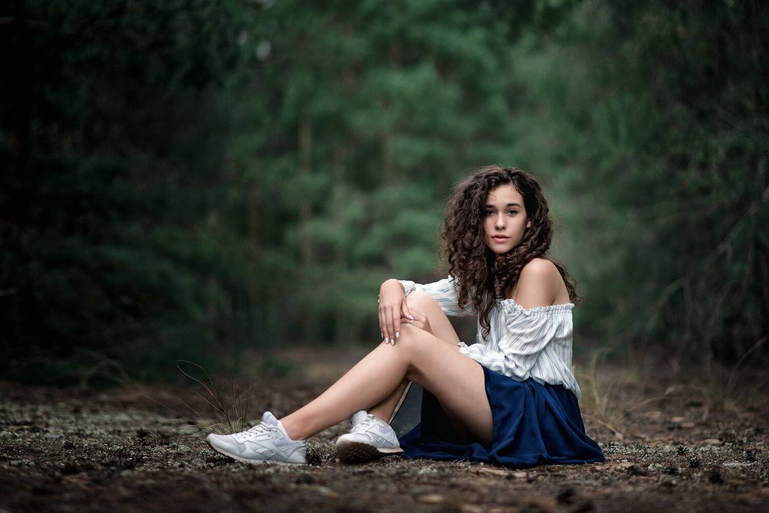 girl, forest, forest, model, photographer, Russia, portrait, beautiful, Nikon, Анна Дегтярёва