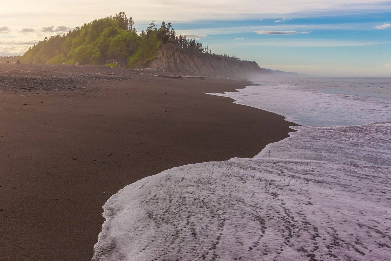 сахалин, остров, охотоморье, охотское море, сахалинская область, отлив, закат, Кирилл Уютнов