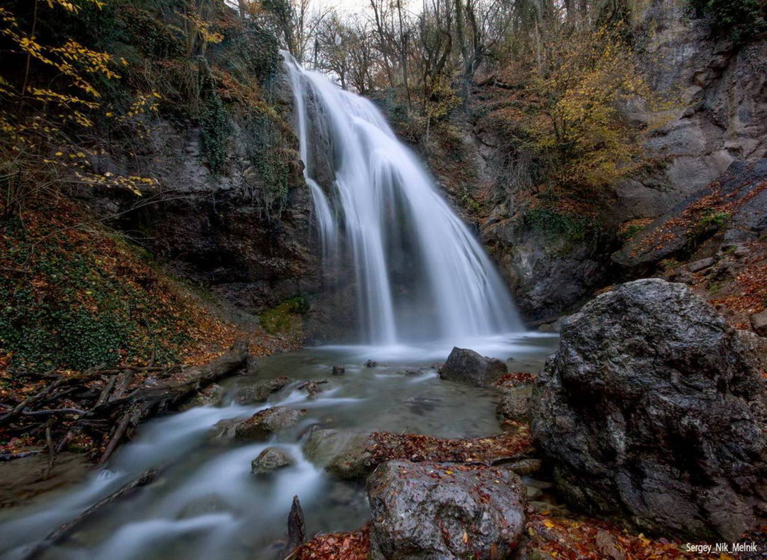 россия, крым, алушта, горы, водопад, джур-джур, Melnik-oy Serg-N-