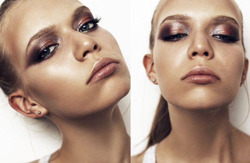 portrait, fashion, studio, model, girl, beauty, meakeup  Elli фото превью