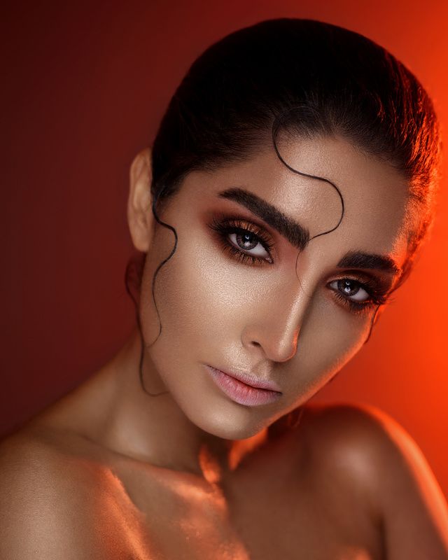 beauty,fashion,girl,light,high,makeup,art,artist,hair,amirhosseinkazemi Orange фото превью