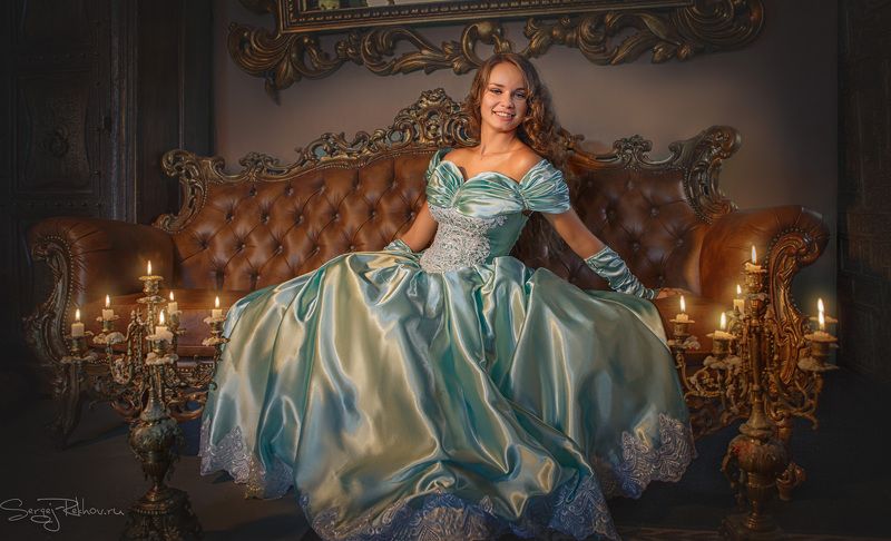 бал, барышня, девушка, студия После бала фото превью