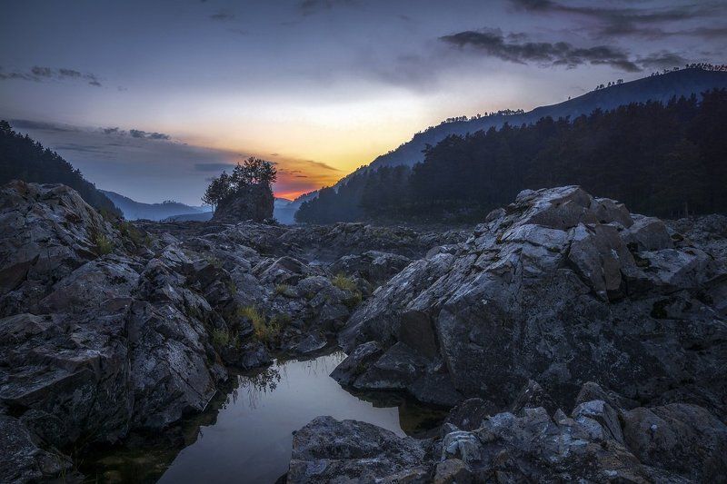 Закат на Катуни фото превью