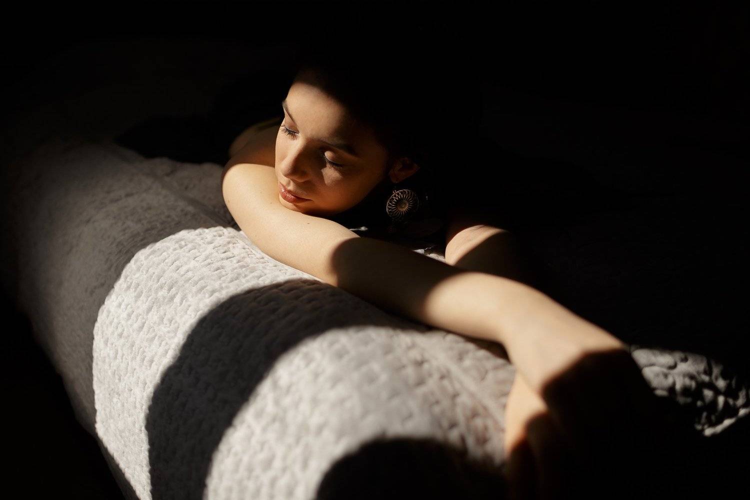 Девушка, красивая, свет, тень, утро, Архангельск, Бастет, Dmitry Bastet