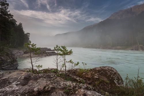 Туманный рассвет.