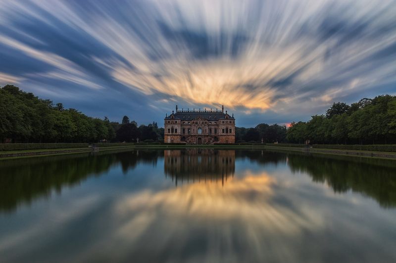 Dresden. Palace in Grosser park