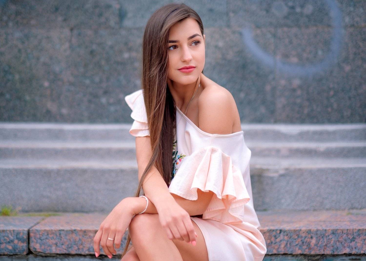 girl, female, pretty, model, outdoors, portrait, Saulius Ke