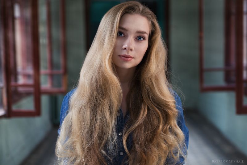 portrait, портрет, девушка, girl, beautyfull, eyes. hair, позирование, базаров @bazarov_photography фото превью