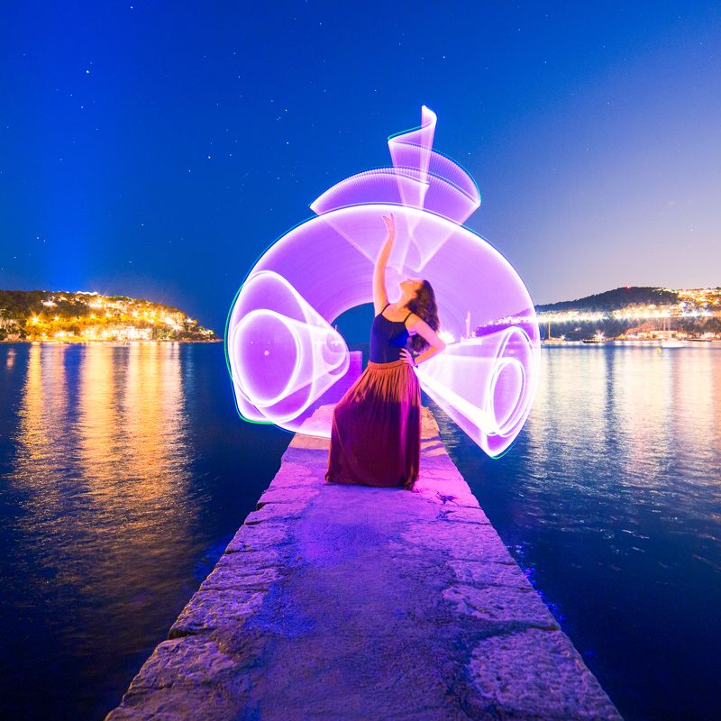 Light painting фото превью