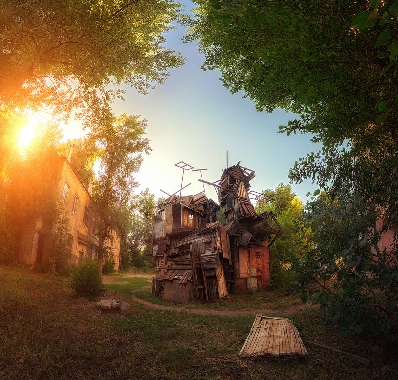 Заброшенная голубятня на ул. Пирогова, г. Воронеж фото превью