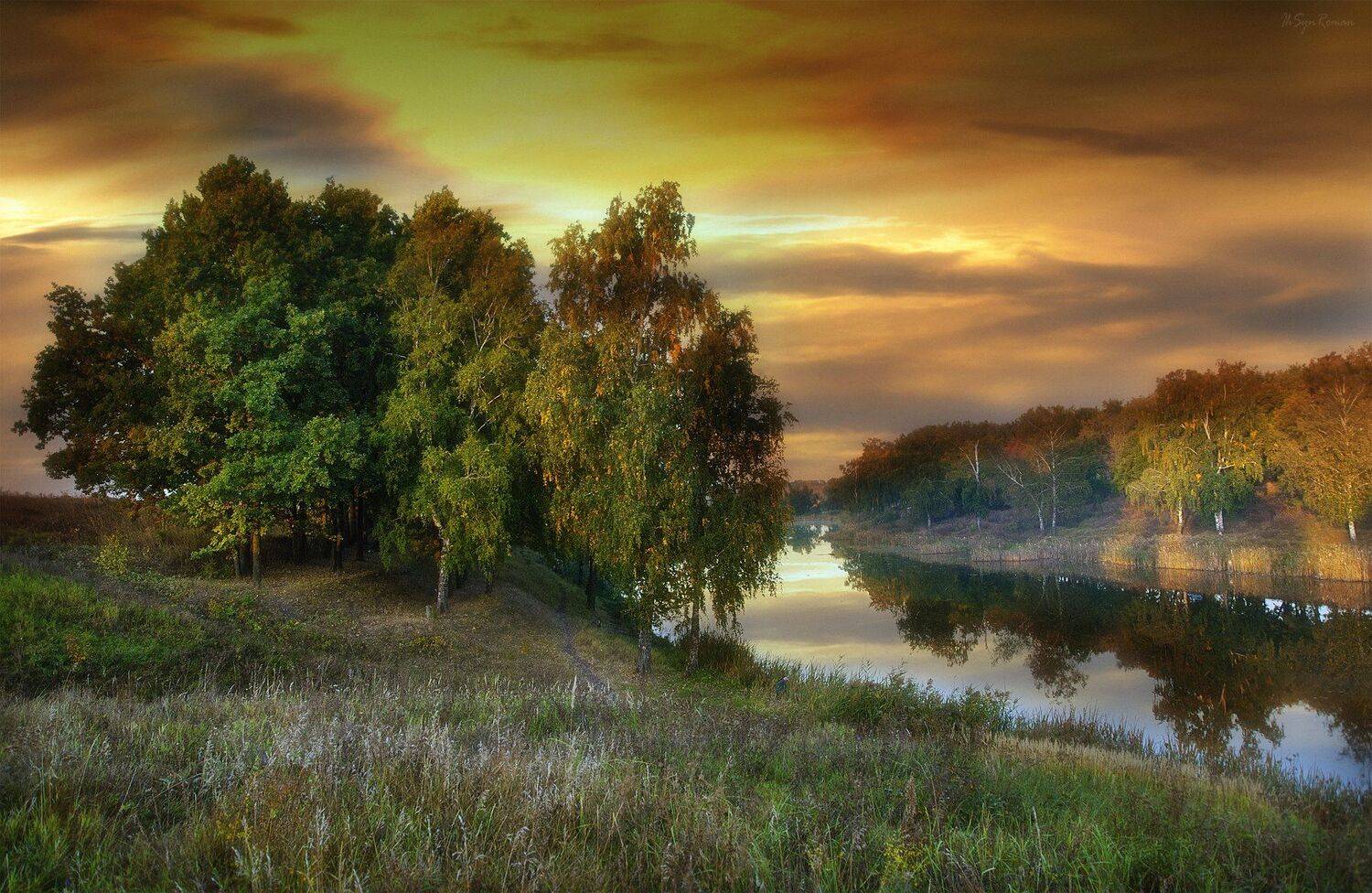 лето,август,закат,ставок, Roma  Chitinskiy
